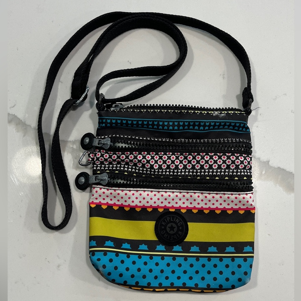Kipling Mini Crossbody Shoulder Multicolored Bag … - image 1